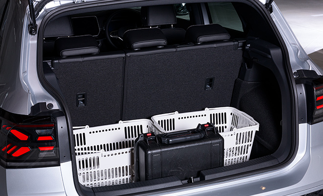 コンパクトモデルとは思えない、コンパクトSUV トップクラスのラゲージスペースの容量